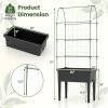 Garden bed elevated flowerpot